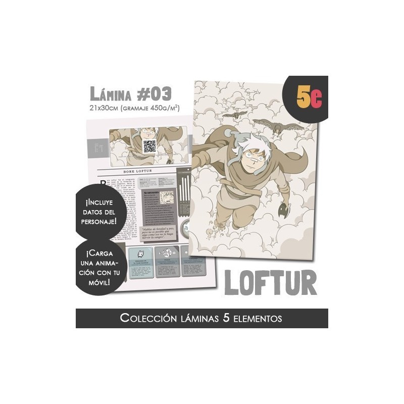 Lámina coleccionista (Loftur)