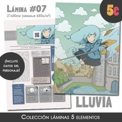 Lámina Lluvia (colección clásica)