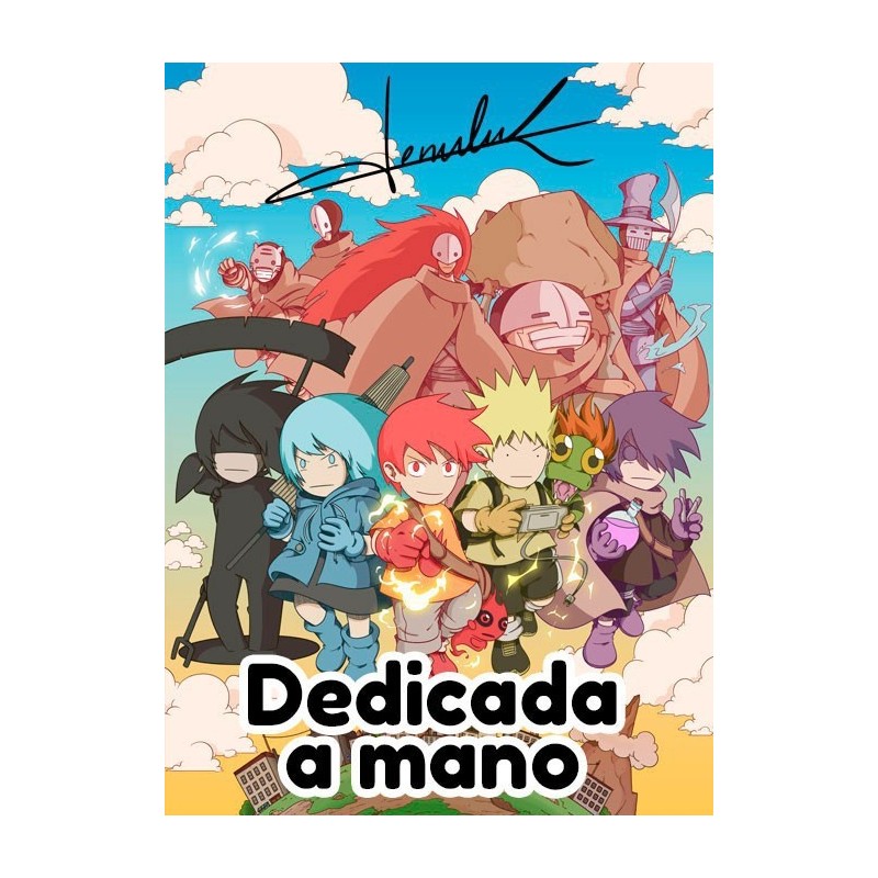 (Dedicada) Lámina conmemorativa Artbook 5 elementos