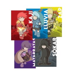 Postales 5 elementos