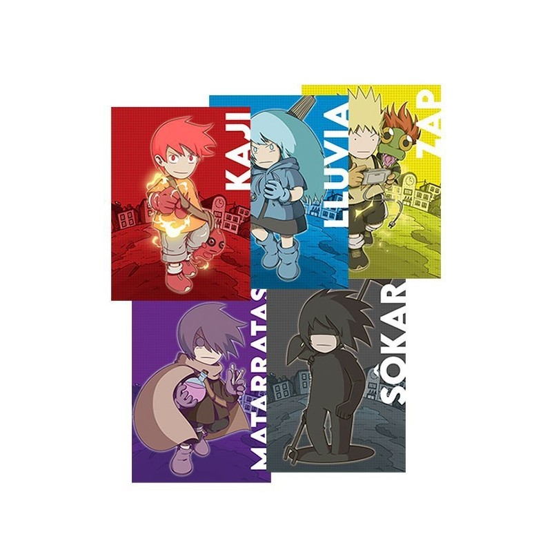 Mapa 5 elementos mediano (42 x 30 cm)