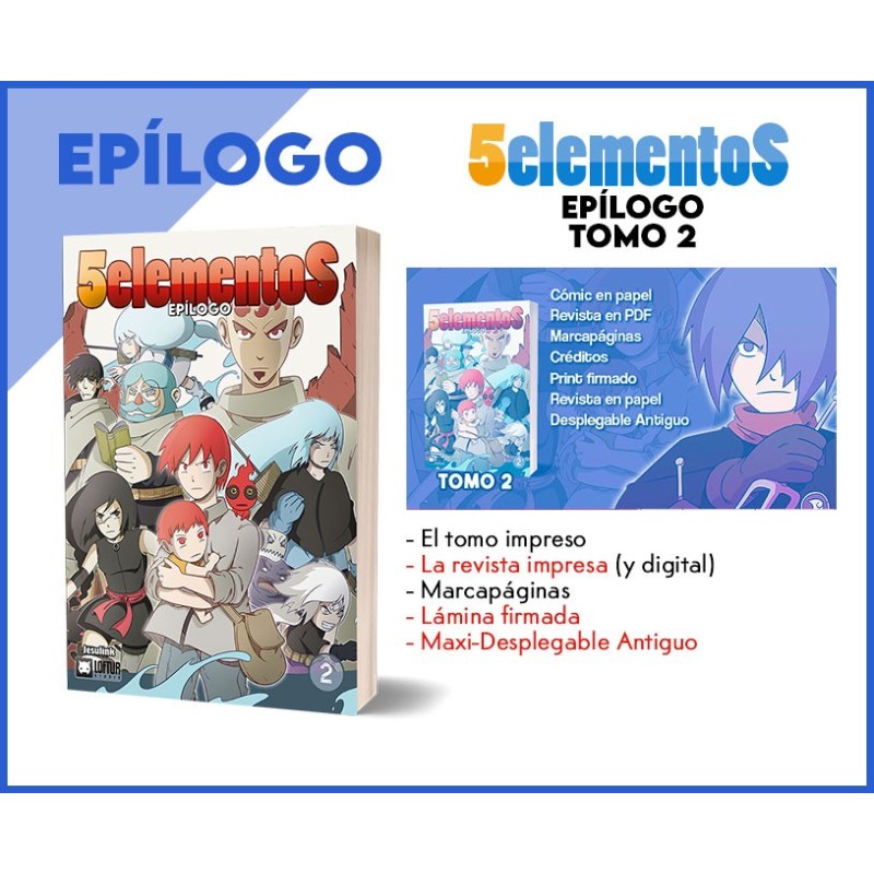 Artbook 5 elementos (RESERVA)