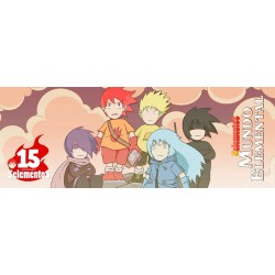 Marcapáginas 5 elementos Mundo Elemental