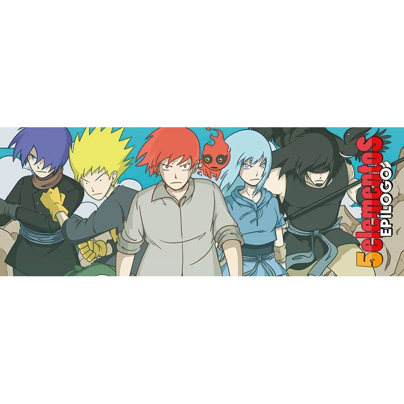 Marcapáginas 5 elementos Honorífico Epílogo nº01