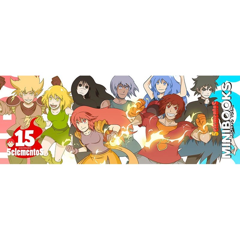 Marcapáginas 5 elementos Honorífico Minibooks