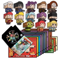 Papercraft 5 elementos (Colección completa y carpeta)