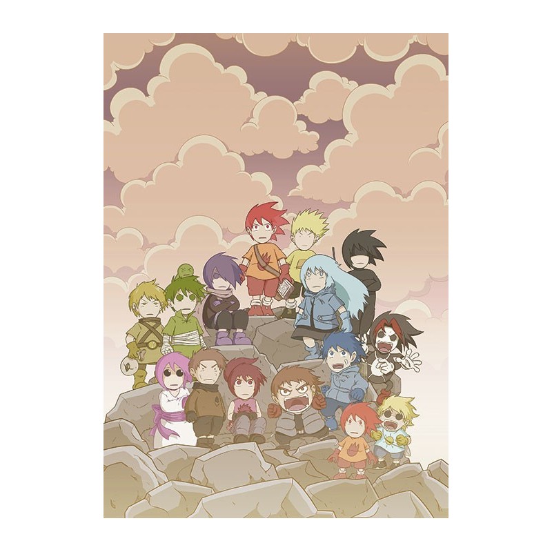 Lámina conmemorativa 5 elementos Mundo Elemental