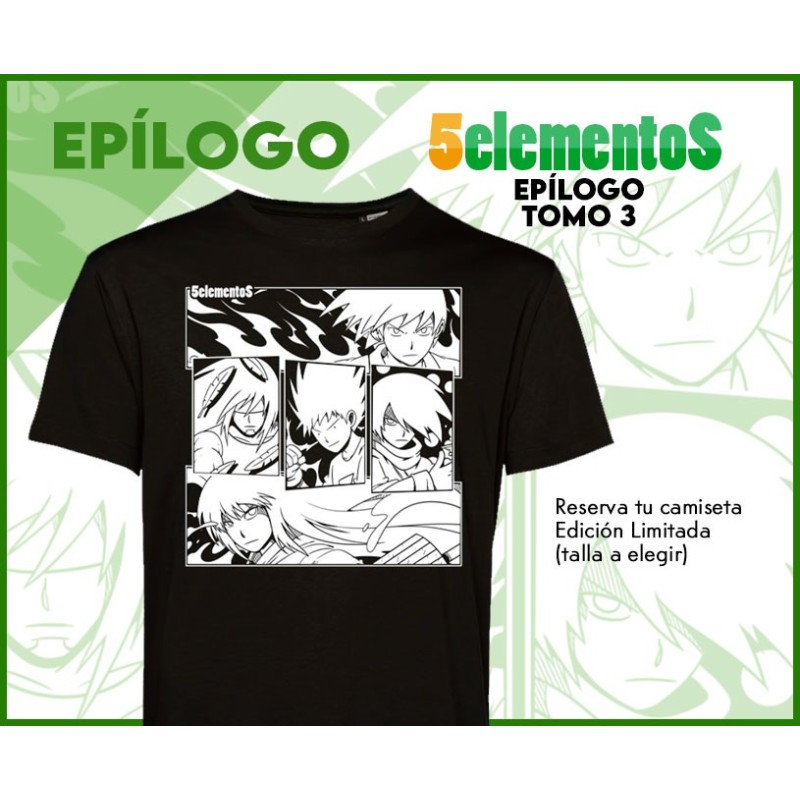 (RESERVA) CAMISETA 5 elementos Epílogo